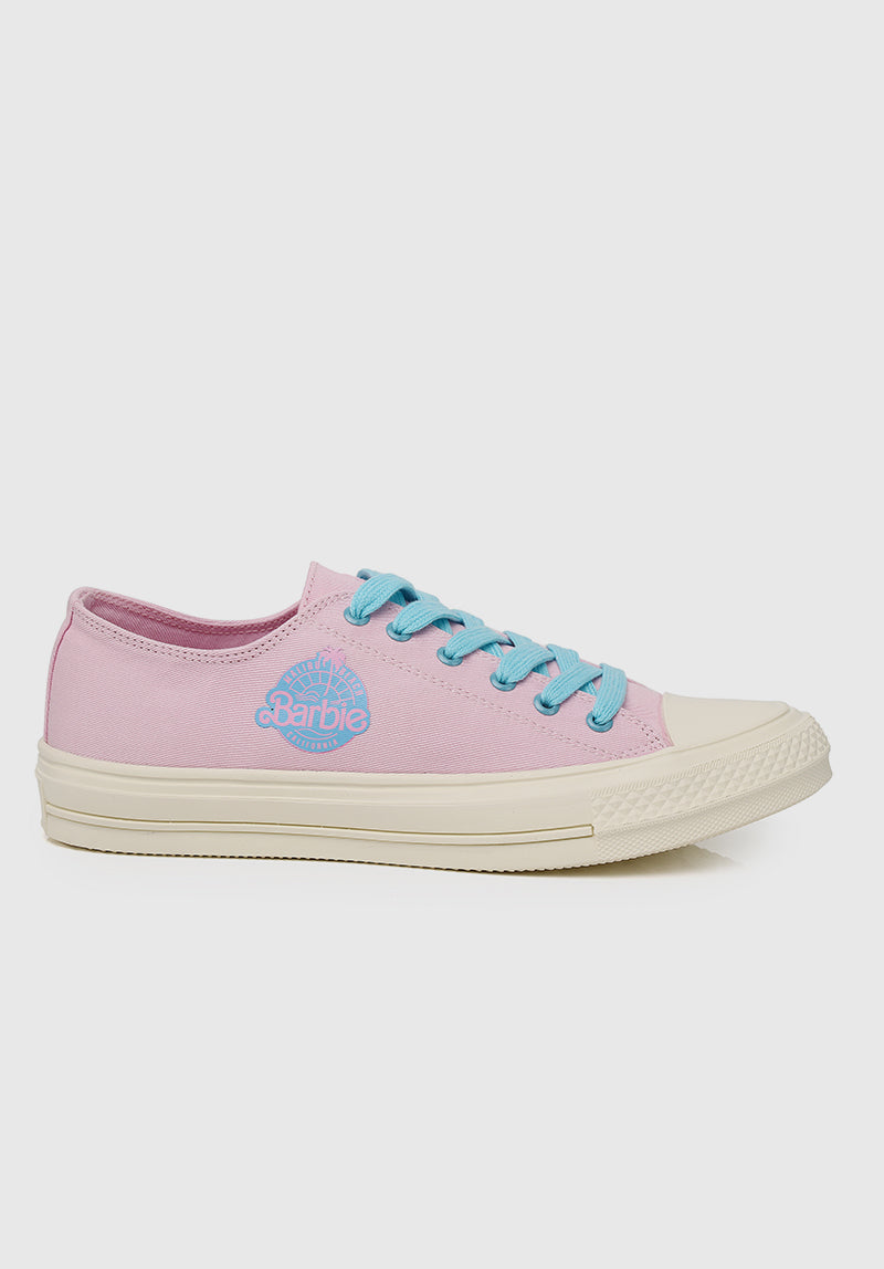 Barbie Palm Springs Rounded Toe Sneakers (Pink)