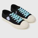 Barbie Palm Springs Rounded Toe Sneakers (Black)