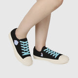 Barbie Palm Springs Rounded Toe Sneakers (Black)