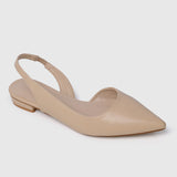 Ayn Pointed Toe Heels (Nude)