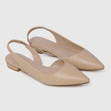 Ayn Pointed Toe Heels (Nude)