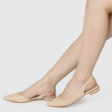 Ayn Pointed Toe Heels (Nude)