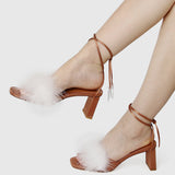 Disney Tinkerbell Keep On Flyin' Open Toe Heels (Brown)